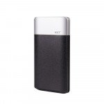 Wholesale 4000 mAh Leather Style Ultra Compact Portable Charger External Battery Power Bank (White)